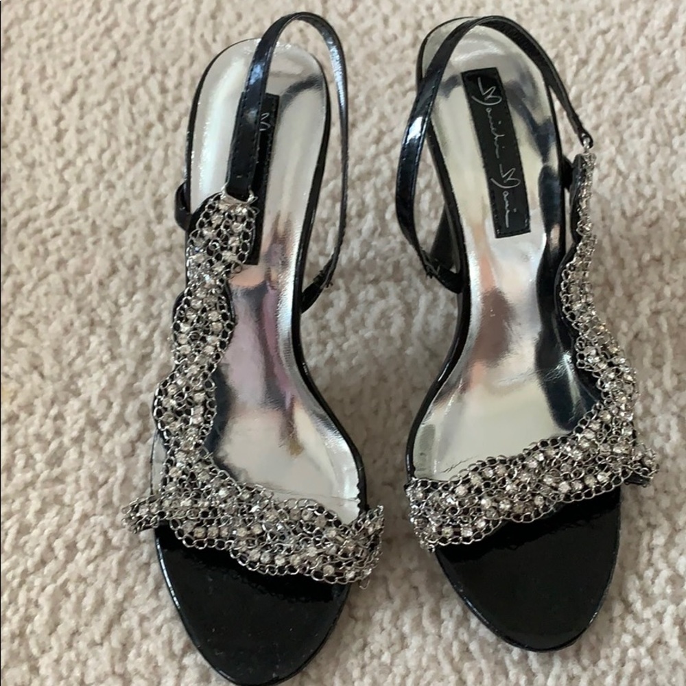 Diamond studded heels